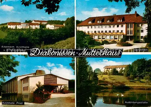 AK / Ansichtskarte Velbert Diakonissen Mutterhaus Altenheim Kirchhalle u. erholungsheim Bergesruh Ausbildungsstaette Kirchhalle Pniel Velbert