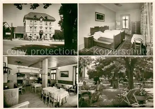 AK / Ansichtskarte Mariastein_Basel Hotel Jura Gastraeume Zimmer Freiterrasse 