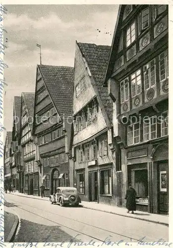 AK / Ansichtskarte Osnabrueck Alte Haeuser in der Berstrasse Osnabrueck