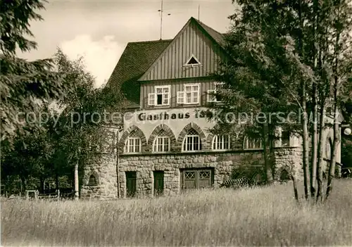 AK / Ansichtskarte Carlsfeld_Erzgebirge Gasthaus Talsperre Aussenansicht Carlsfeld Erzgebirge