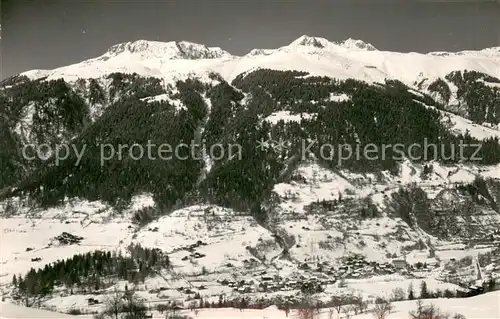 AK / Ansichtskarte Fiesch mit Skigebiet am Eggishorn Fiesch