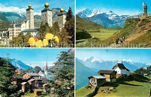 AK / Ansichtskarte Brig_Brigue_VS Stockalperpalast Simplonpass Blatten Bettmeralp 