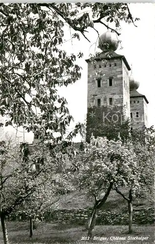 AK / Ansichtskarte Brigue_Brig_VS Chateau Stockalper 