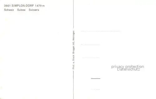 AK / Ansichtskarte Simplon_Dorf_Simplondorf_VS Ortsansicht 