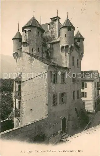 AK / Ansichtskarte Sierre_Siders_VS Chateau des Vidomnes 