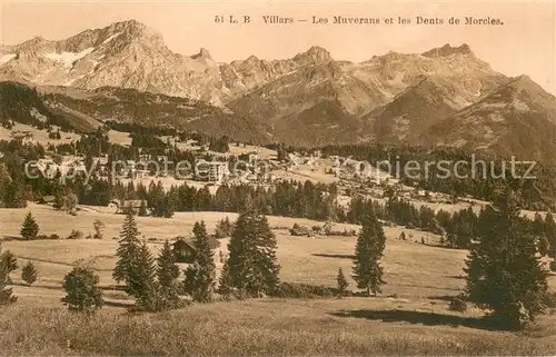 AK / Ansichtskarte Villars_Chesieres Les Muverans et les Dents de Morcles Villars_Chesieres