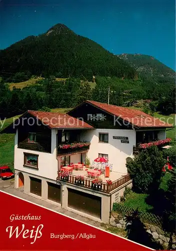 AK / Ansichtskarte Burgberg_Allgaeu Gaestehaus Weiss Burgberg Allgaeu