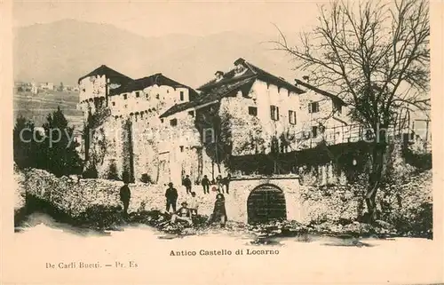 AK / Ansichtskarte Locarno_TI Antico Castello Locarno_TI