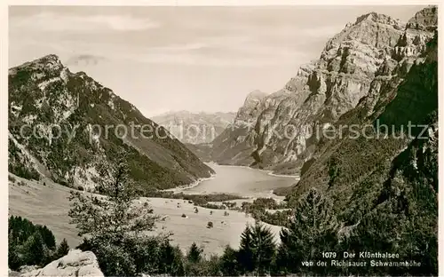 AK / Ansichtskarte Kloenthalsee Blick von der Richisauer Schwammhoehe 