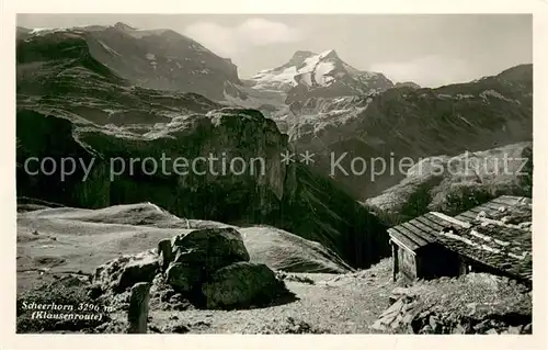 AK / Ansichtskarte Klausenstrasse Klausenroute mit Scheerhorn Klausenstrasse