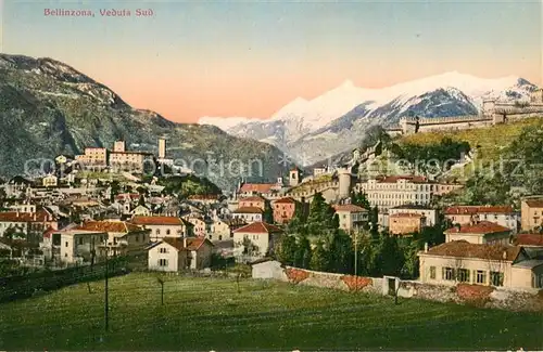 AK / Ansichtskarte Bellinzona Veduta Sud Bellinzona