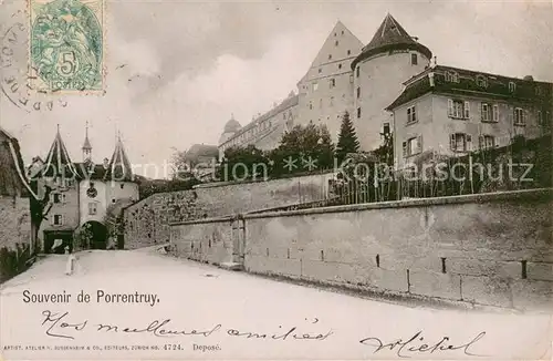 AK / Ansichtskarte Porrentruy Vue partielle Porrentruy