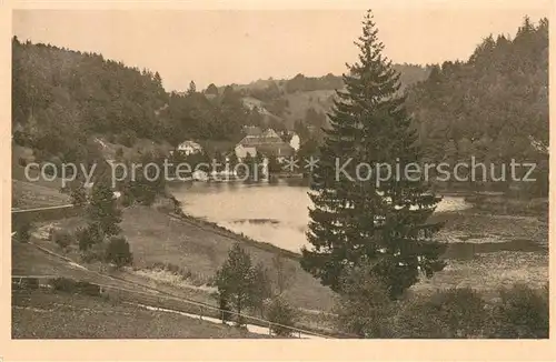 AK / Ansichtskarte Porrentruy Kurhaus Luetzelhof au Lac de Lucelle  Porrentruy