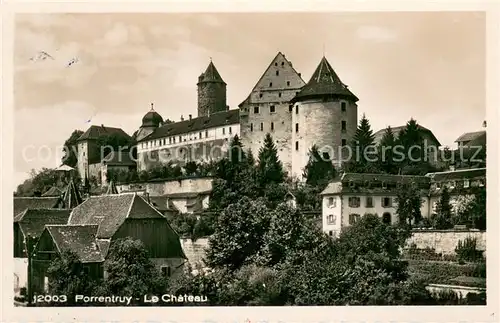 AK / Ansichtskarte Porrentruy Le Chateau Porrentruy