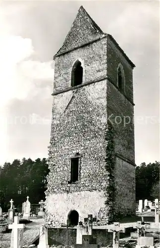 AK / Ansichtskarte Courchavon_JU Tour romano gothique de lancienne eglise 