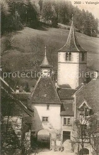 AK / Ansichtskarte Valangin_NE Stadttor Turm 