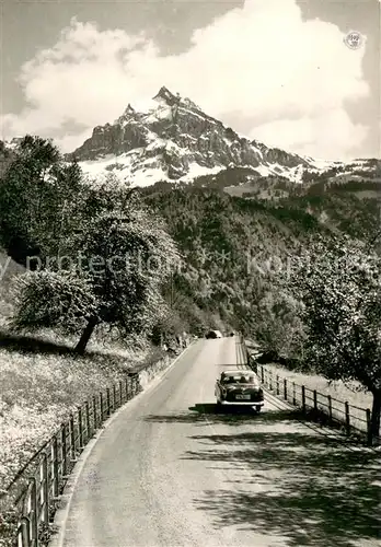 AK / Ansichtskarte Mollis_GL Kerenzerbergstrasse mit Fronalpstock 