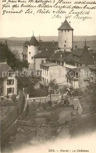 AK / Ansichtskarte Morat_Murten Le Chateau Morat Murten