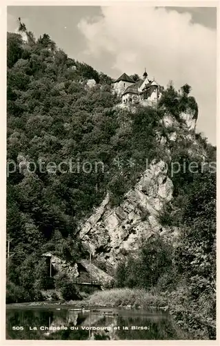 AK / Ansichtskarte Delemont La Chapelle du Vorbourg et la Birse Delemont