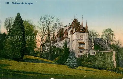 AK / Ansichtskarte Gorgier_NE Chateau de Gorgier 