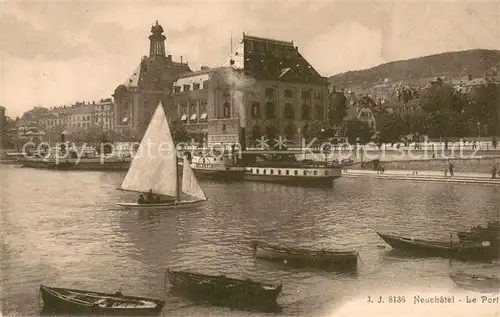 AK / Ansichtskarte Neuchatel_NE Le Port Neuchatel NE