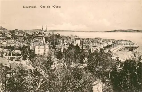 AK / Ansichtskarte Neuchatel_NE Cite de l Ouest Neuchatel NE