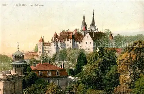 AK / Ansichtskarte Neuchatel_NE Le Chateau Neuchatel NE