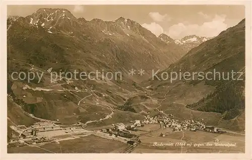 AK / Ansichtskarte Andermatt_UR im Unteralptal 