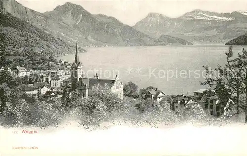 AK / Ansichtskarte Weggis_Vierwaldstaettersee Panorama Weggis_Vierwaldstaettersee