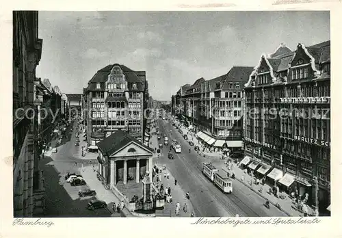 AK / Ansichtskarte Strassenbahn Hamburg 