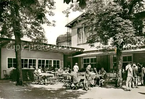 AK / Ansichtskarte Jonsdorf Berggaststaette Nonnenfelsen im Zittauer Gebirge Jonsdorf