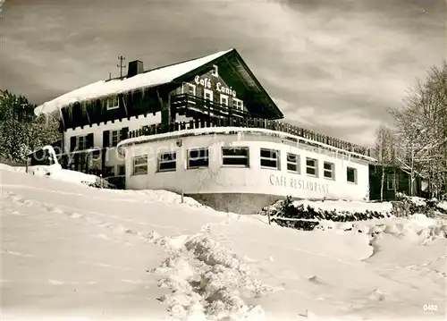 AK / Ansichtskarte Oberjoch Terrassen Cafe Restaurant Lanig Oberjoch