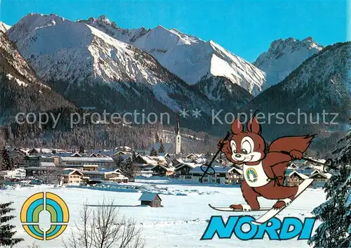 AK / Ansichtskarte Oberstdorf Panorama Nordische Ski WM Oberstdorf