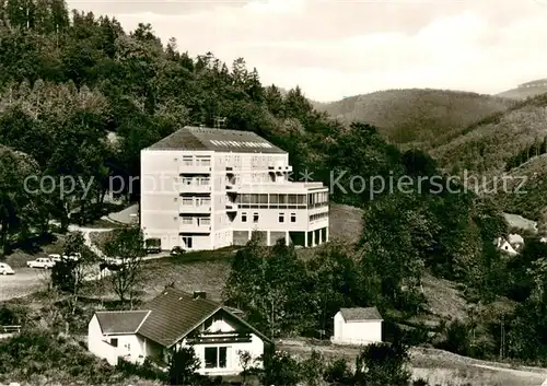 AK / Ansichtskarte Laasphe Schlossbergsanatorium Wittgenstein Laasphe