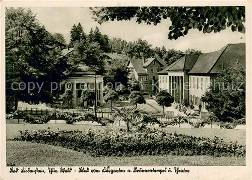 AK / Ansichtskarte Bad_Liebenstein Blick vom Kurgarten auf Brunnentempel  Bad_Liebenstein