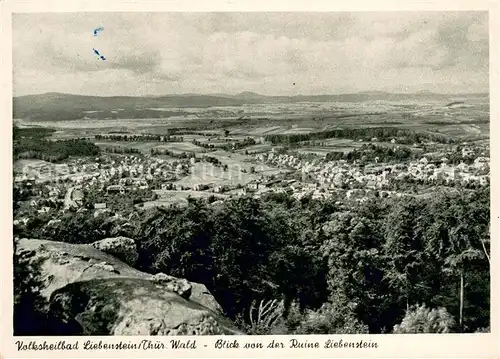 AK / Ansichtskarte Bad_Liebenstein Blick von der Ruine Liebenstein Bad_Liebenstein