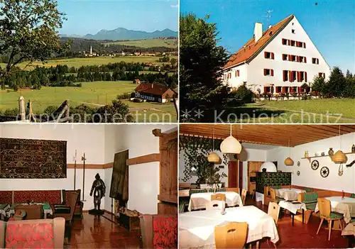 AK / Ansichtskarte Rottenbuch_Oberbayern Erholungsheim Augustinum Ammermuehle Gastraeume Panorama Rottenbuch Oberbayern