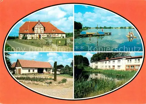 AK / Ansichtskarte Serrahn Ferienheim Zur Alten Pos Seeblick Ferienheim des VEB Nordhausen Serrahn