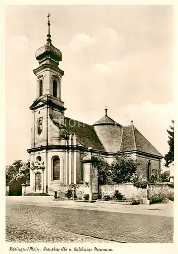 AK / Ansichtskarte Kitzingen_Main Kreuzkapelle von Balthasar Neumann Kitzingen Main