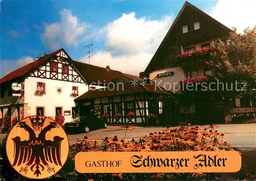 AK / Ansichtskarte Staffelstein Gasthof Schwarzer Adler Biergarten Staffelstein