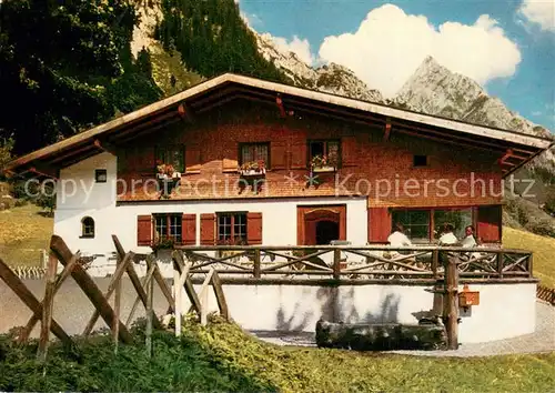 AK / Ansichtskarte Oberstdorf Alpengasthof Gerstruben Oberstdorf