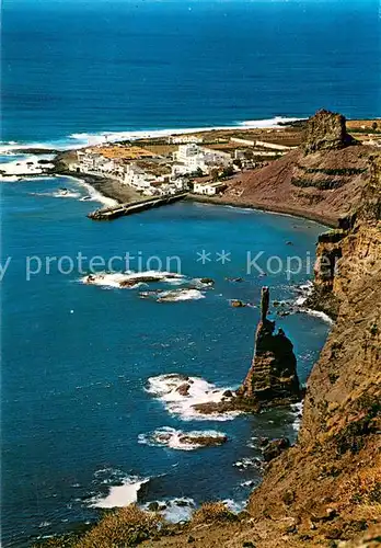 AK / Ansichtskarte Agaete El Dedo de Dios y Puerto de la Nieves Agaete