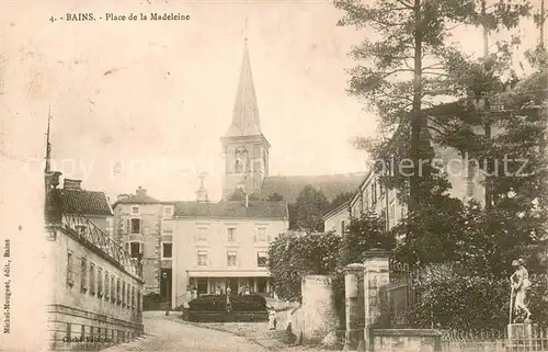 AK / Ansichtskarte Bains_43_Haute Loire Place de la Madeleine 