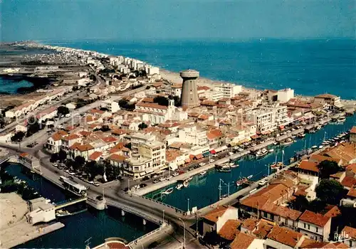 AK / Ansichtskarte Palavas les Flots_34 Le Lez le quai Paul Cunq et la rive gauche Vue aerienne 