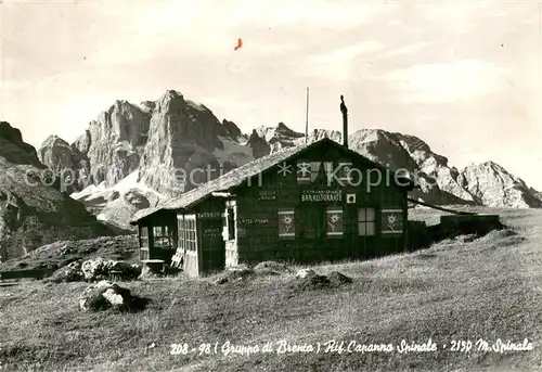 AK / Ansichtskarte Gruppo_di_Brenta_IT Rifugio Capanna Spinale 