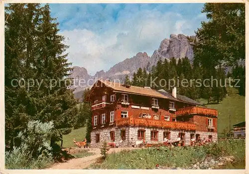 AK / Ansichtskarte Welschnofen Albergo Rifugio Moser Alm Welschnofen