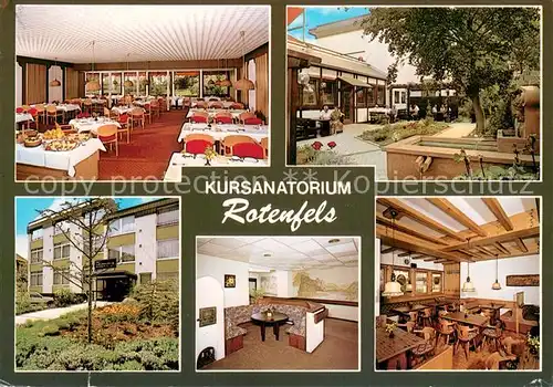 AK / Ansichtskarte Ebernburg Kursanatorium Rotenfels Restaurant Ebernburg