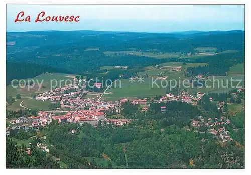 AK / Ansichtskarte La_Louvesc_07 Vue generale aerienne Centre de pelerinages a Saint Regis et Sante Therese Coudert 