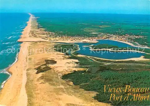 AK / Ansichtskarte Vieux Boucau les Bains_40_Landes Port dAlbret Vue aerienne 