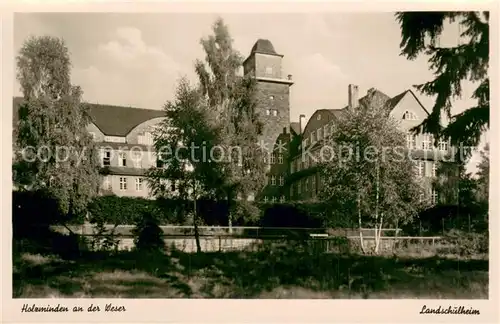 AK / Ansichtskarte Holzminden_Weser Landschulheim Holzminden Weser